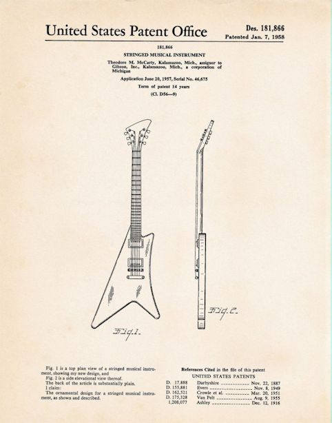 Gibson Patent for the Moderne