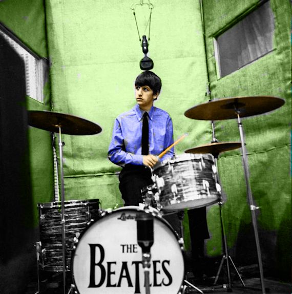 Ringo in the studio:early days