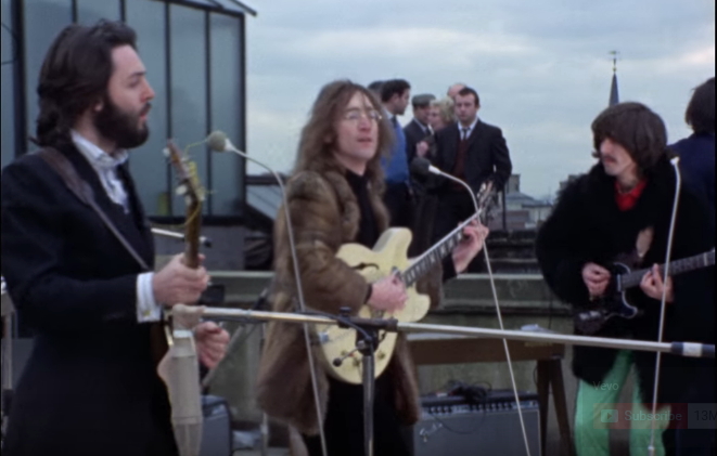 Beatles roof-top