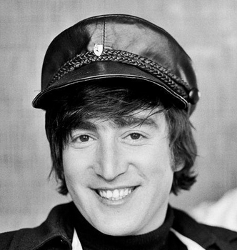 john lennon wearing cap