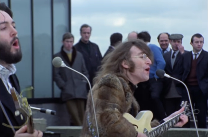 Beatles Roof-top mics