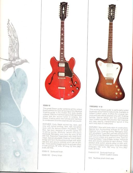 Gibson 66 Catalog firebirds